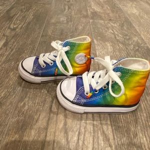 Infant / Toddler Rainbow Hightop Converse